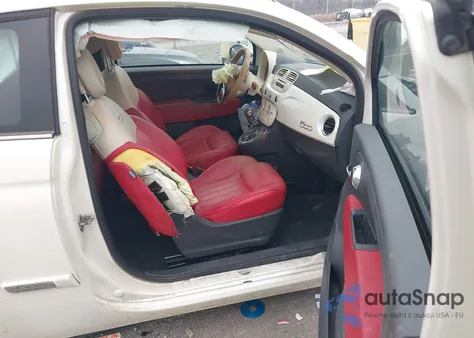 2012 Fiat 500 Lounge from USA, damaged, VIN 3C3CFFCRXCT360915